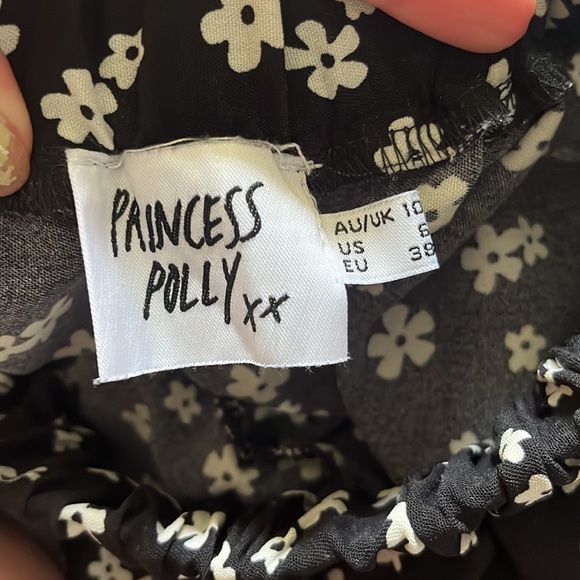 Princess Polly floral black and white skirt - Picture 4 of 6